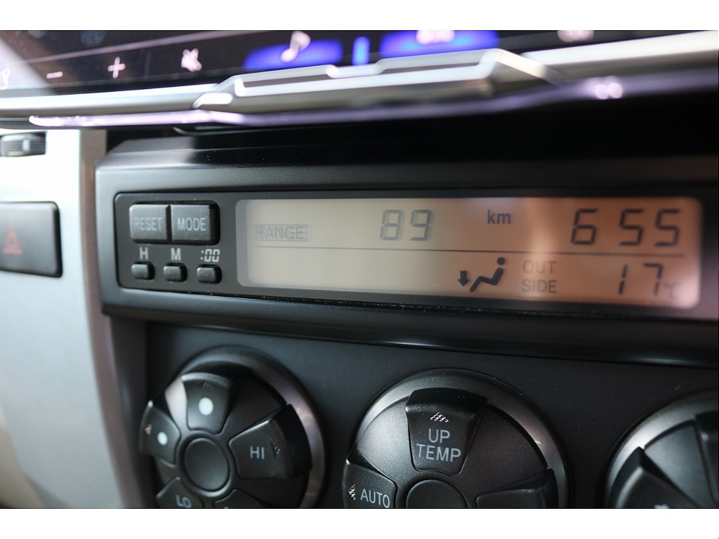 エアコン操作部