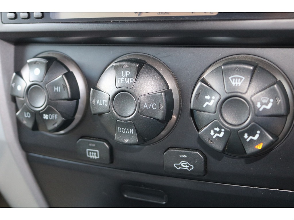 エアコン操作部