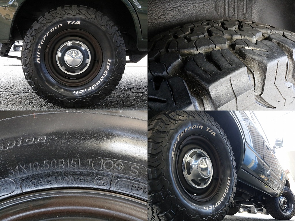 鉄ホイール×ＢＦグッドリッチＫＯ２(31/10.50/R15)をインストール済み！