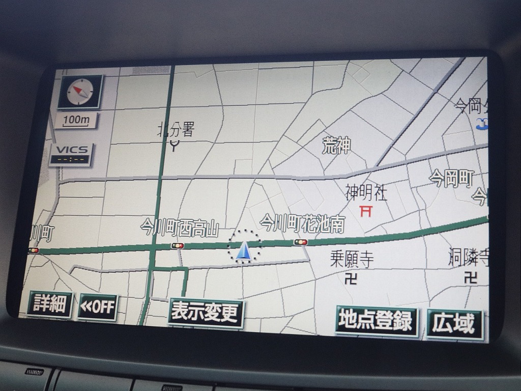 カーナビ付きなので遠方へのお出かけも安心