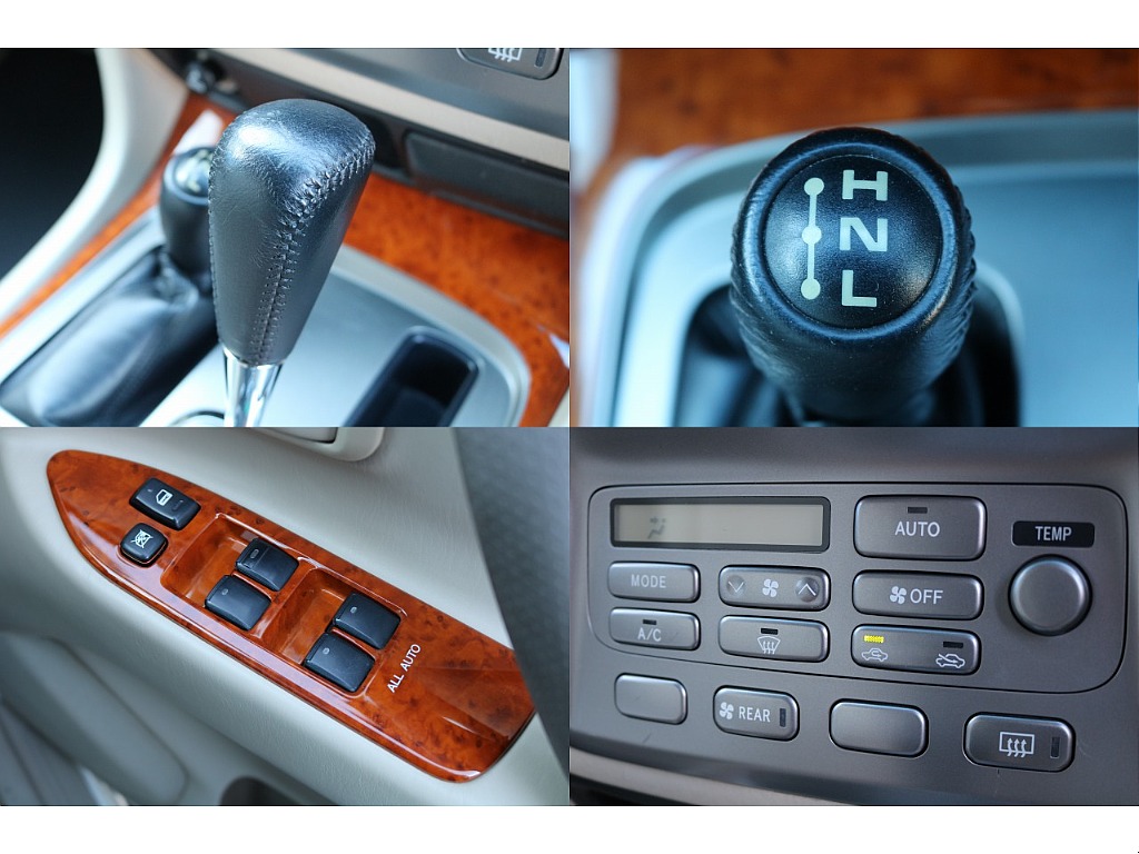 ウッド調で統一された車内がおしゃれです。