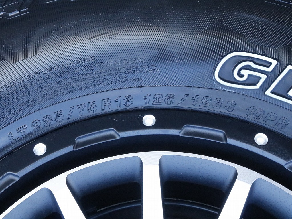 タイヤはYOKOHAMAジオランダーAT4（285/75/16）