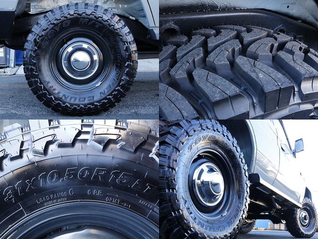 タイヤは輸出用ホイール×オープンカントリーM/T（31/10.5/15）