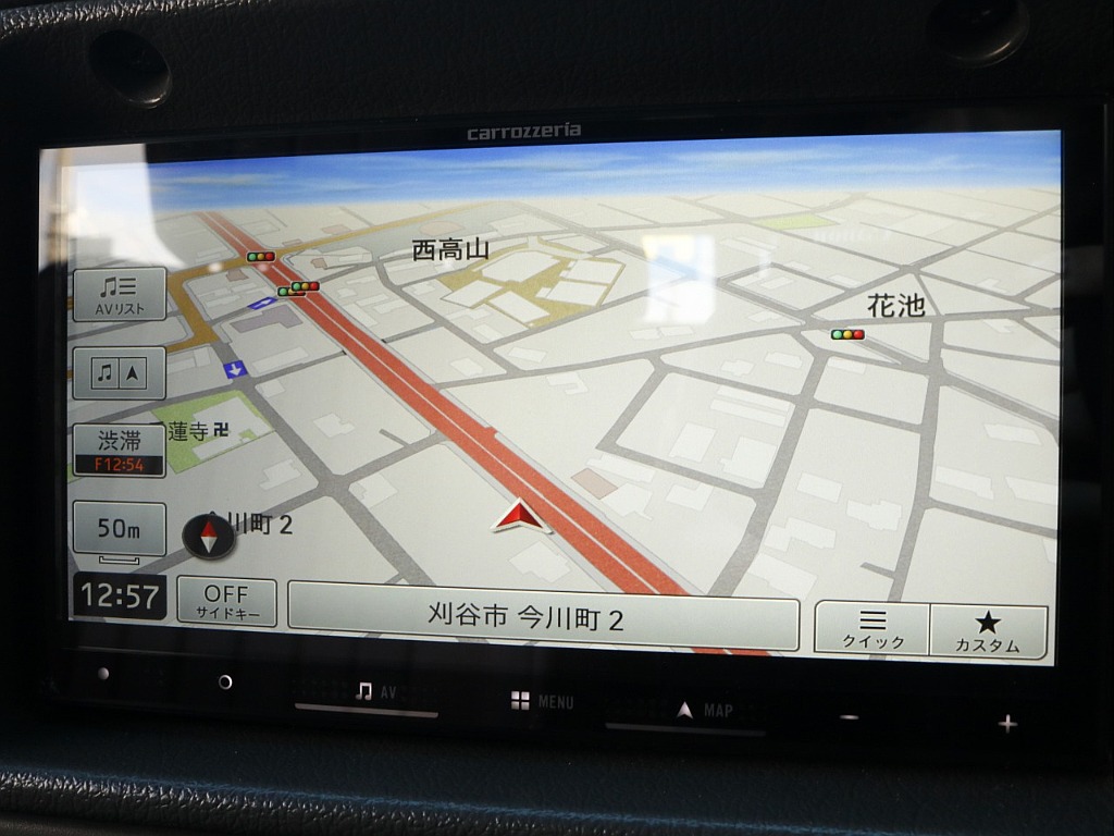 カロッツェリアナビをインストール済！