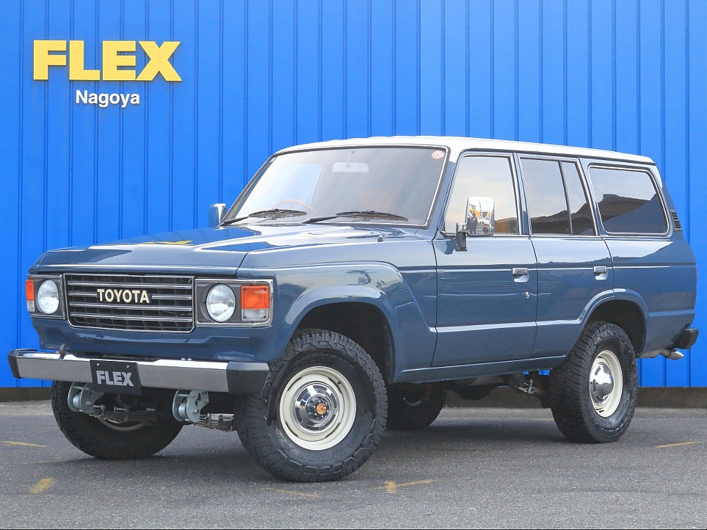 ランドクルーザー60 4.0 VX ハイルーフ ディーゼルターボ 4WD アルルブルーオールペイント　丸目換装 走行23.6万Km車両のご紹介です！！