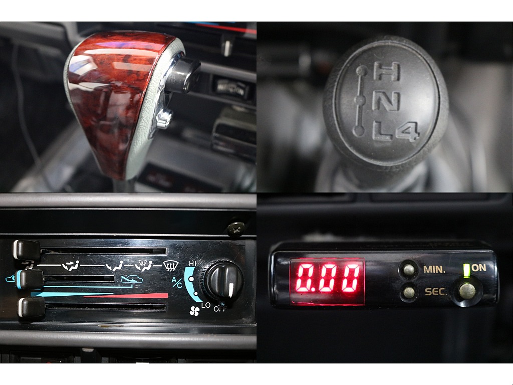 エアコンはマニュアルエアコンとなります。