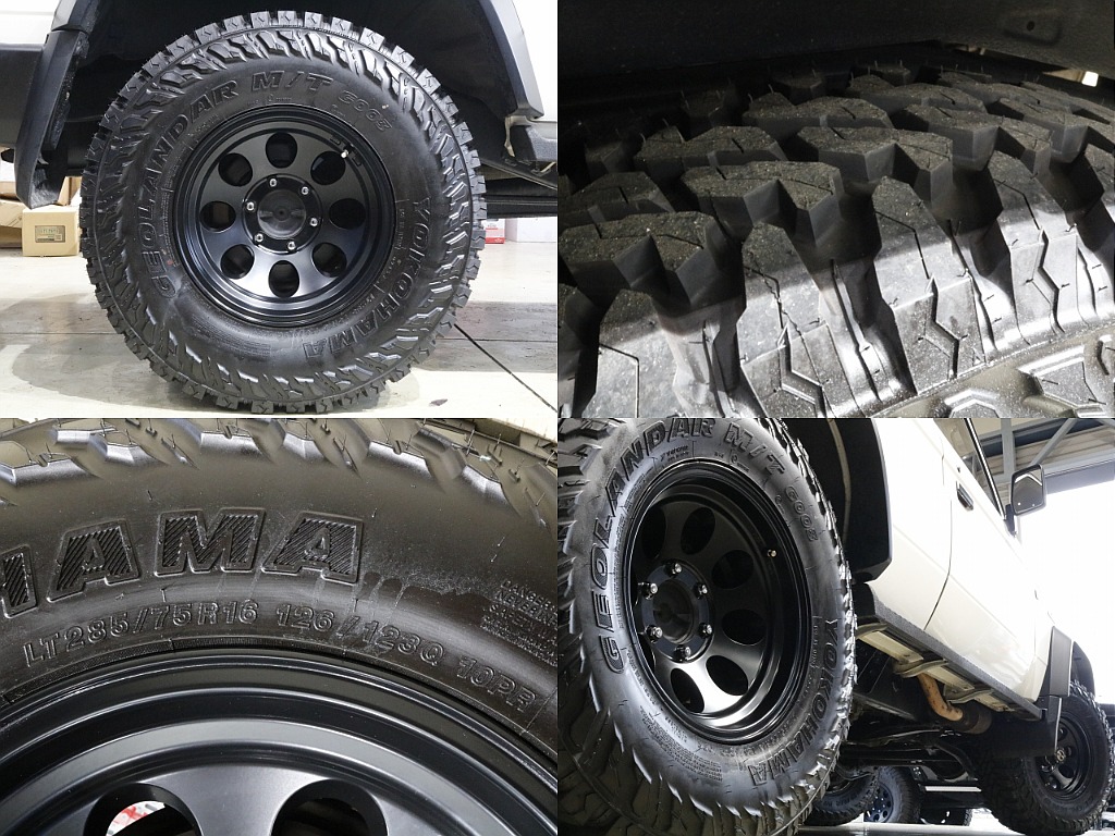 ジムラインタイプⅡマットブラックAW×GEOLANDER X-AT (285/75R16)となります。