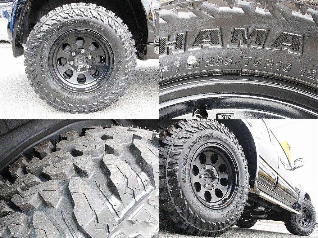 タイヤはジムラインAW×】YOKOHAMA GEOLANDAR G003（ 265/75R16）です