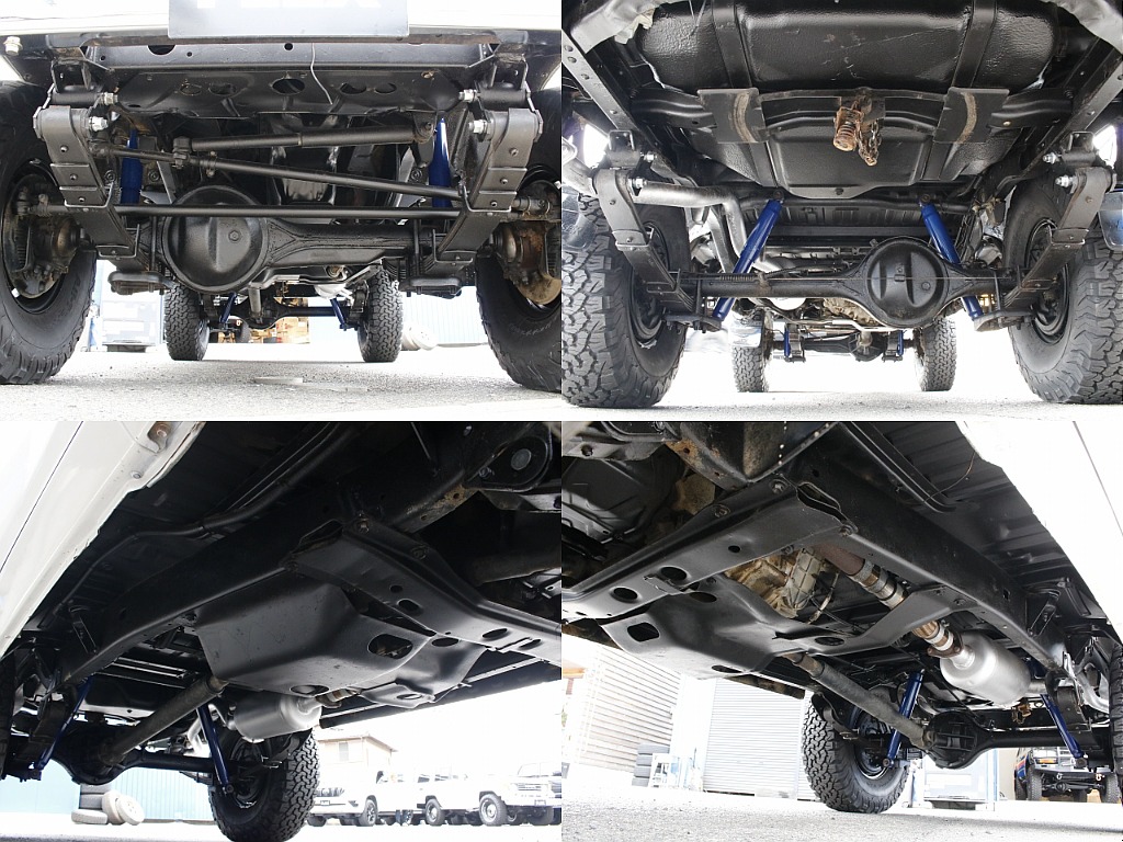 足回りは防錆加工も可能です！！リフレッシュも兼ねて、リーフやショックアブソーバーの交換も可能です！