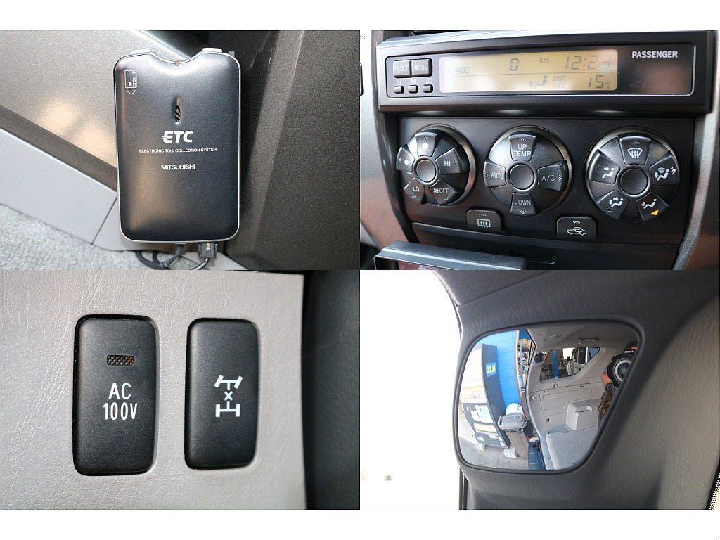 ETCとAC100Vが装備されています。