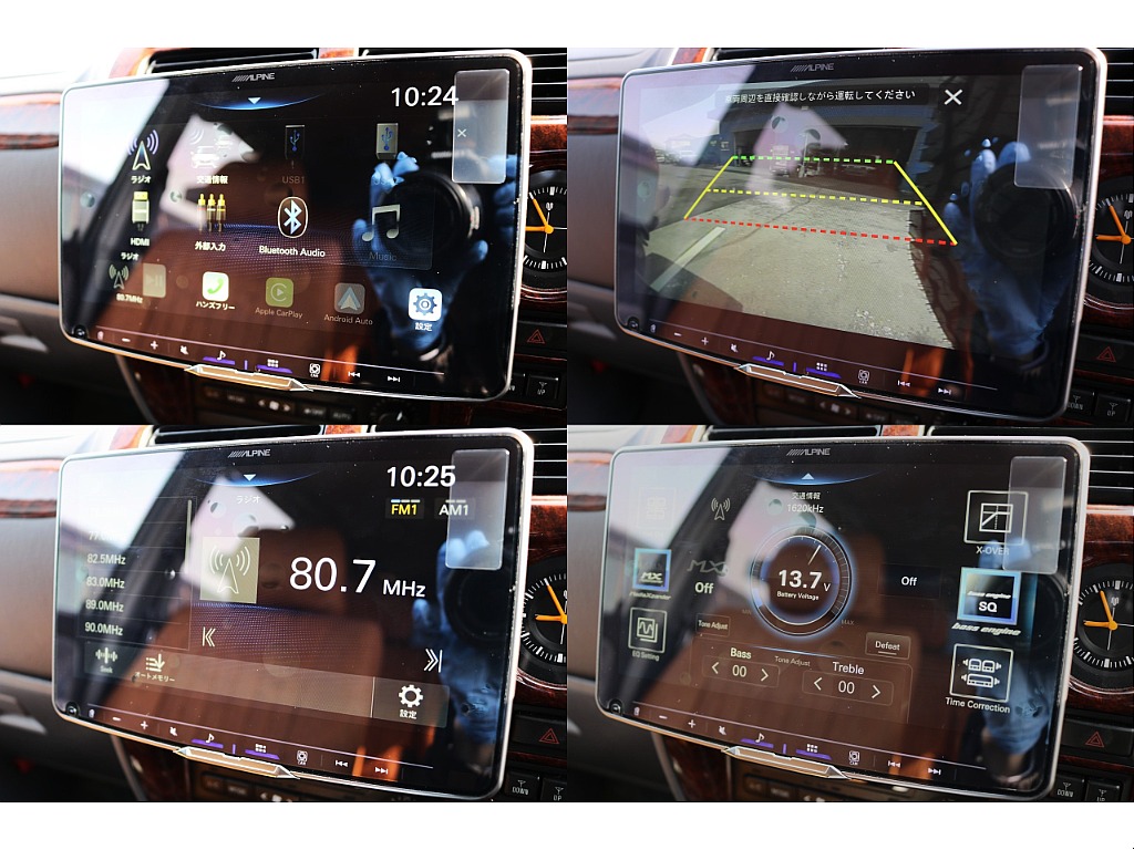 カーナビは新品アルパインディスプレイオーディオをインストール済！！