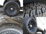 タイヤは、RAGUNA OffroaderⅡ FORGED AW×YOKOHAMA GEOLANDAR X-AT （285/70R17）となります