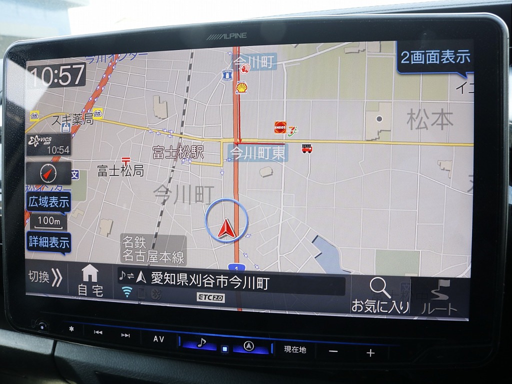 ALPINE製 11インチディスプレイオーディオをインストール済