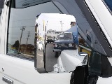 メッキのサイドミラー