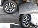 タイヤは純正オプション19インチAW×DANLOP GRANDTREK（265/55R19）です。