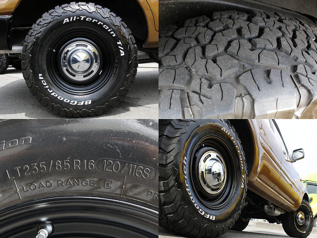 DEAN クロスカントリー16インチAW×ＢＦグッドリッチＡＴタイヤ(235/85/R16)をインストール済み！