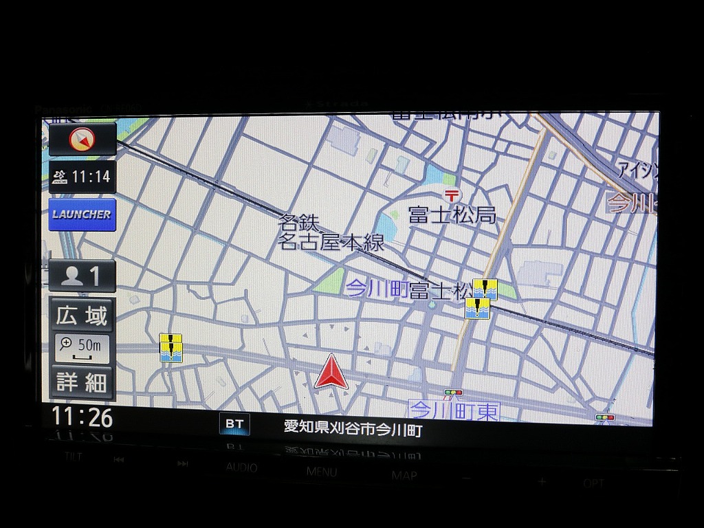 Panasonicのストラーダナビをインストール済み！