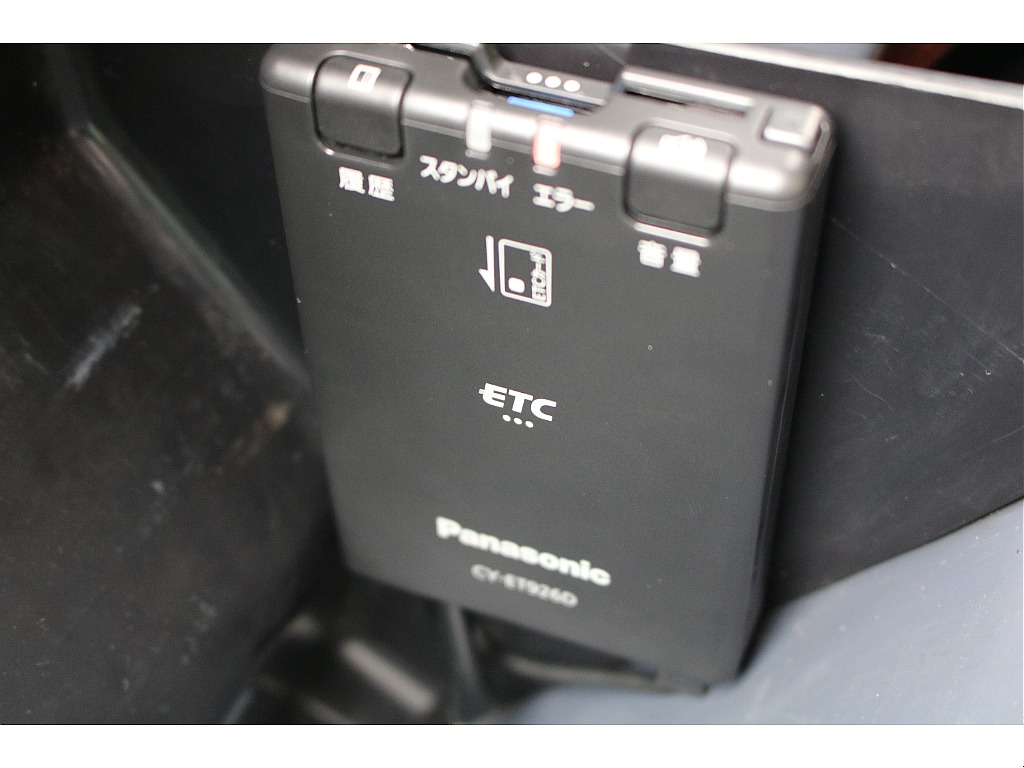 ETC機能搭載なので高速の乗り降りも楽々♪