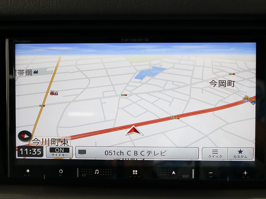 カロッツェリアナビをインストール済み！