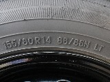 タイヤサイズは155/80/R148になります〇