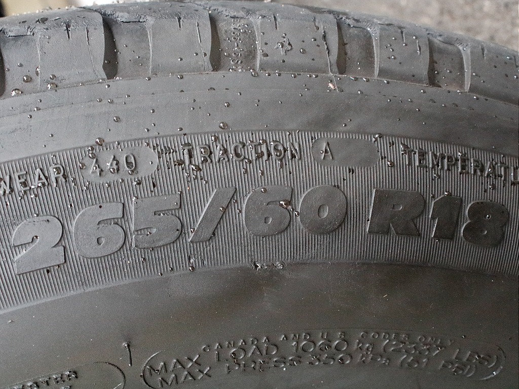 265/60R18になります！