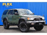 トヨタ&nbsp;ハイラックスサーフ&nbsp;3.4SSR-X 4WD&nbsp;アーミーグリーンオールペイント済 リフトアップ ナルディステアリング&nbsp;愛知県の詳細画像&nbsp;その2