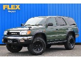 平成13年式☆アーミーグリーン全塗装！　US風オレンジコーナー　ブラウンシートカバー　2インチリフトアップ車両のご紹介です！！