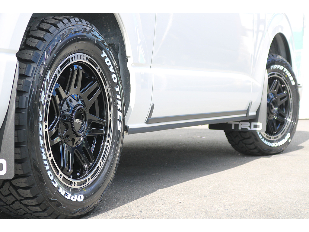 DELF0416インチアルミホイールにTOYOのオープンカントリータイヤを装着!!