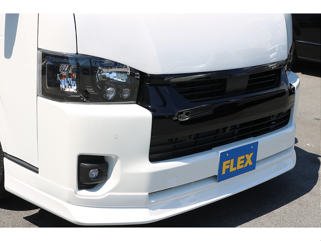 BlackEdition施工済の引き締まったフェイス☆FLEXフロントスポイラー装着済☆★