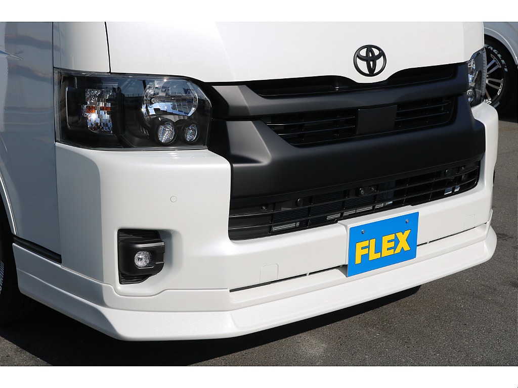 BlackEdition施工済の引き締まったフェイス☆FLEXフロントスポイラー装着済☆★