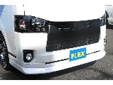 FLEX　オリジナルフロントスポイラー＆バットフェイスボンネット付き♪ グリルもマッドブラック塗装しており、カッコイイ！