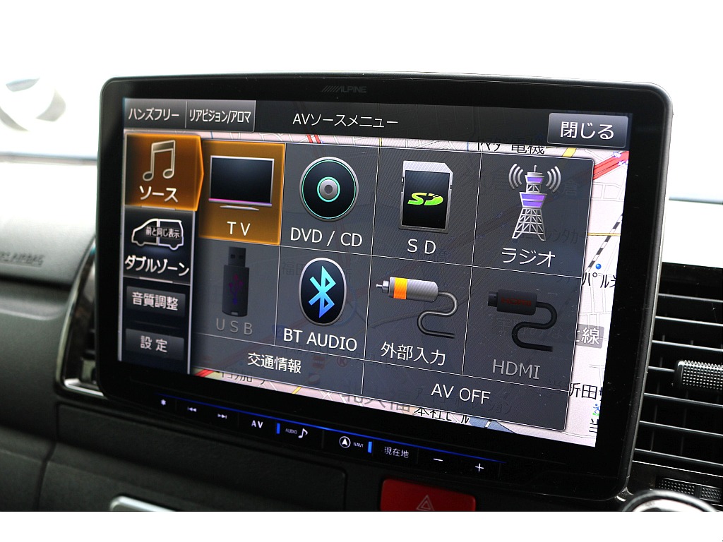 アルパイン　BIG-X11型フローティングナビ♪