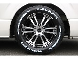 FALKEN　ホワイトレタータイヤ×FLEX　DELF0217インチアルミホイールをインストール♪