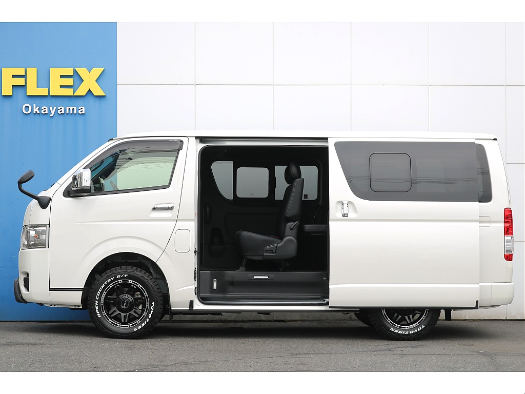 他車種と比べ広く設計されたスライドドアは乗り降りも快適に行って頂けます♪