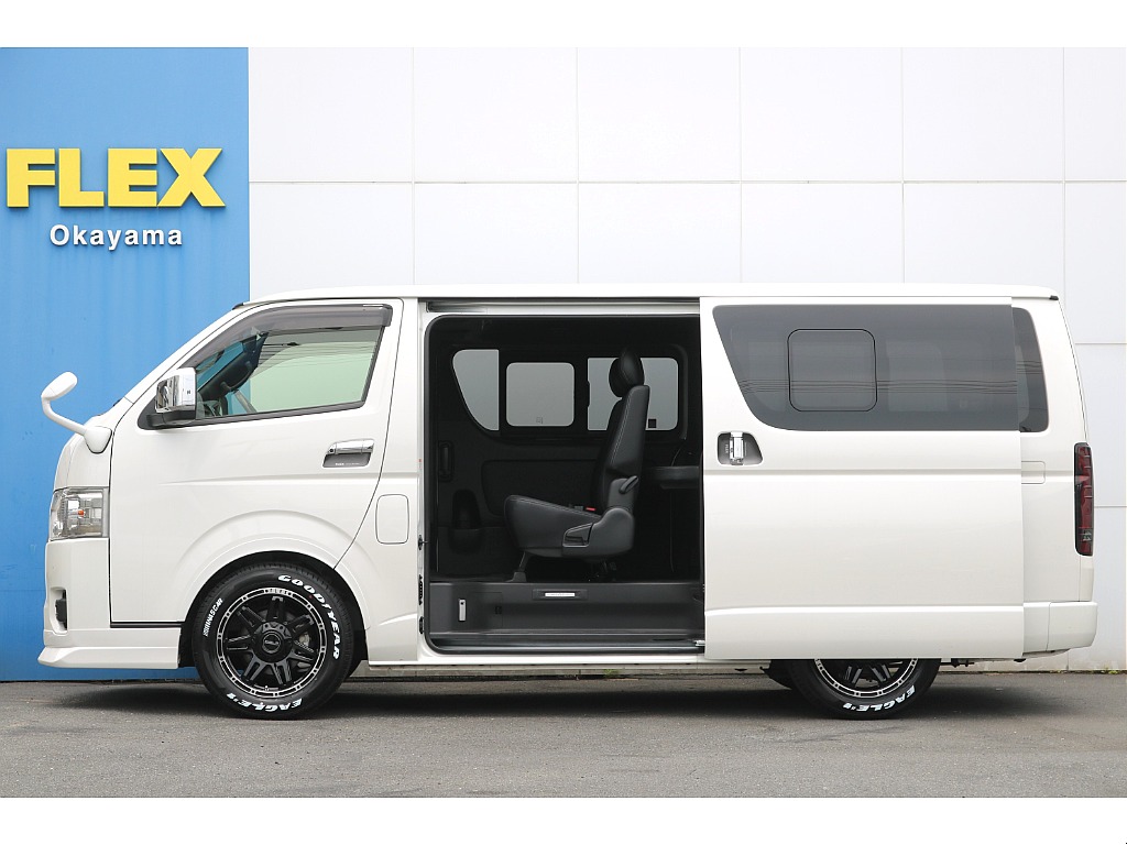 他車種と比べ広く設計されたスライドドアは乗り降りも快適に行って頂けます♪