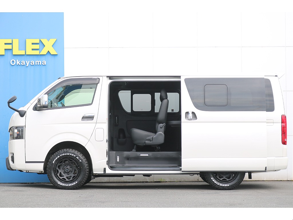 他車種と比べ広く設計されたスライドドアは乗り降りも快適に行って頂けます♪