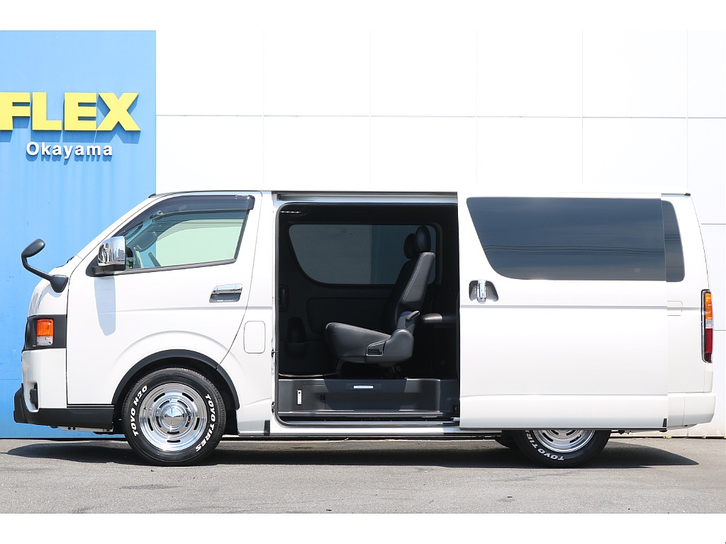 他車種と比べ広く設計されたスライドドアは乗り降りも快適に行って頂けます♪