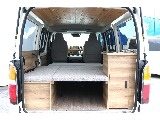 【新車/WoodVillage内装架装/８ナンバー/ディーゼル4WD】オシャレなウッド内装♪サブバッテリー/インバーター/走行充電