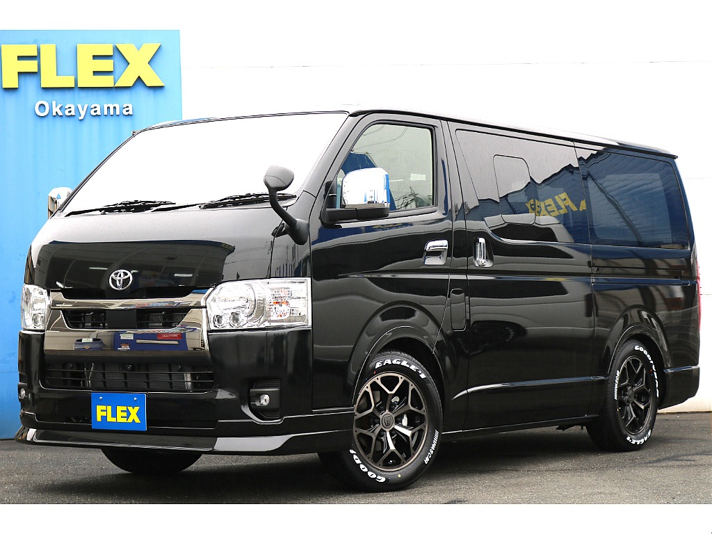 トヨタ&nbsp;ハイエースバン&nbsp;5D2.0スーパーGLダークプライムⅡロング&nbsp;パーキングサポート PS無 【新車】&nbsp;岡山県