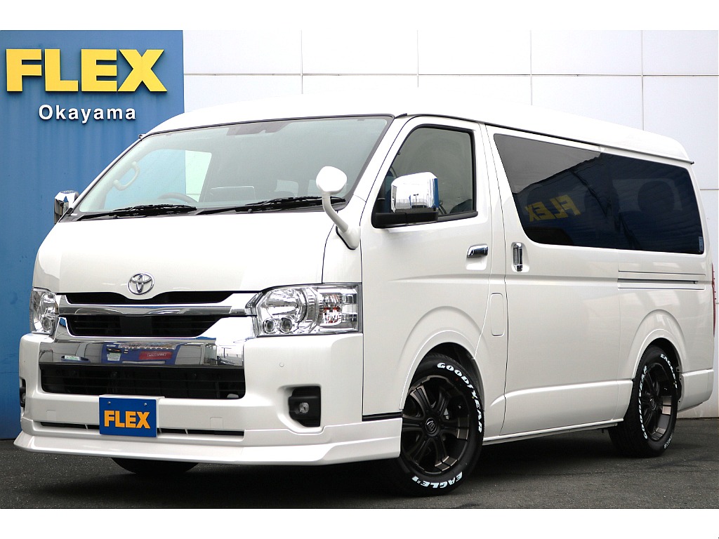 トヨタ&nbsp;ハイエース&nbsp;ワゴン2.7GLロング ミドルルーフ&nbsp;パーキングサポート 内装架装Relaxing&nbsp;岡山県