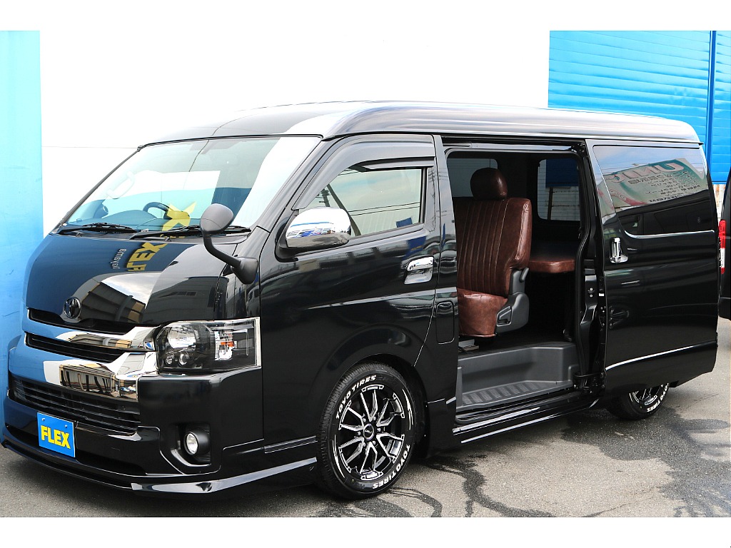 【H27年式/1ナンバー/ガソリン2WD】4型・WALDフルエアロ・ツインナビ・ベッドキット・他＊＊全国ご納車OK～＊＊