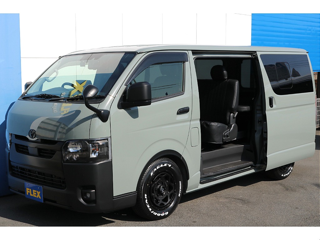 R6年式/4ナンバー/ディーゼル2WD】カーキ・ブラックエディション施工・スライドフロア・他＊＊全国ご納車OK～＊＊