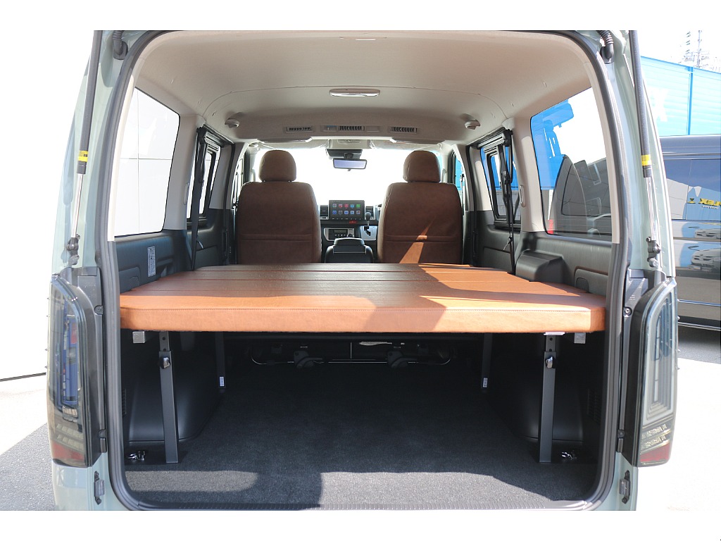 【R7年式/アーバンカーキ/ガソリン2WD】ブラックエディション施工一式・ベッドキット他＊＊全国ご納車OK