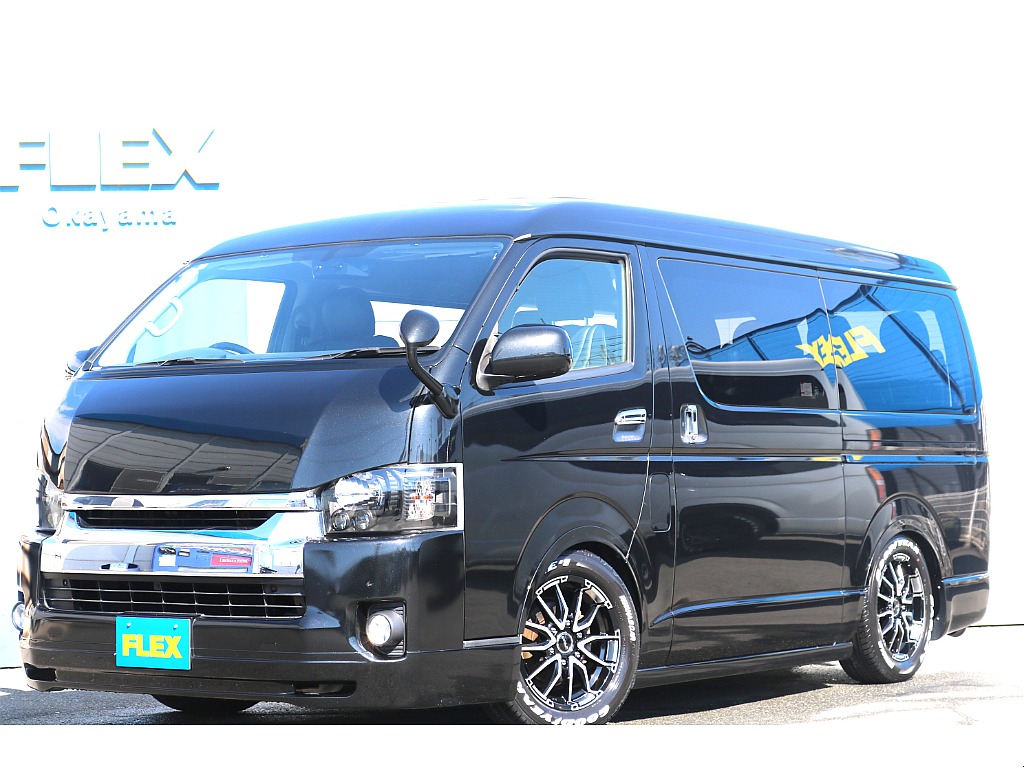 トヨタ&nbsp;ハイエース&nbsp;ワゴン2.7GLロング ファインテックツアラー&nbsp;【買取直販】【415COBRAフルエアロ】&nbsp;岡山県