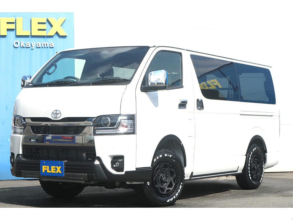 トヨタ&nbsp;ハイエースバン&nbsp;5D2.8DTスーパーGLダークプライムⅡL 4WD&nbsp;【新車9型】【FLEXコンプリート】&nbsp;岡山県