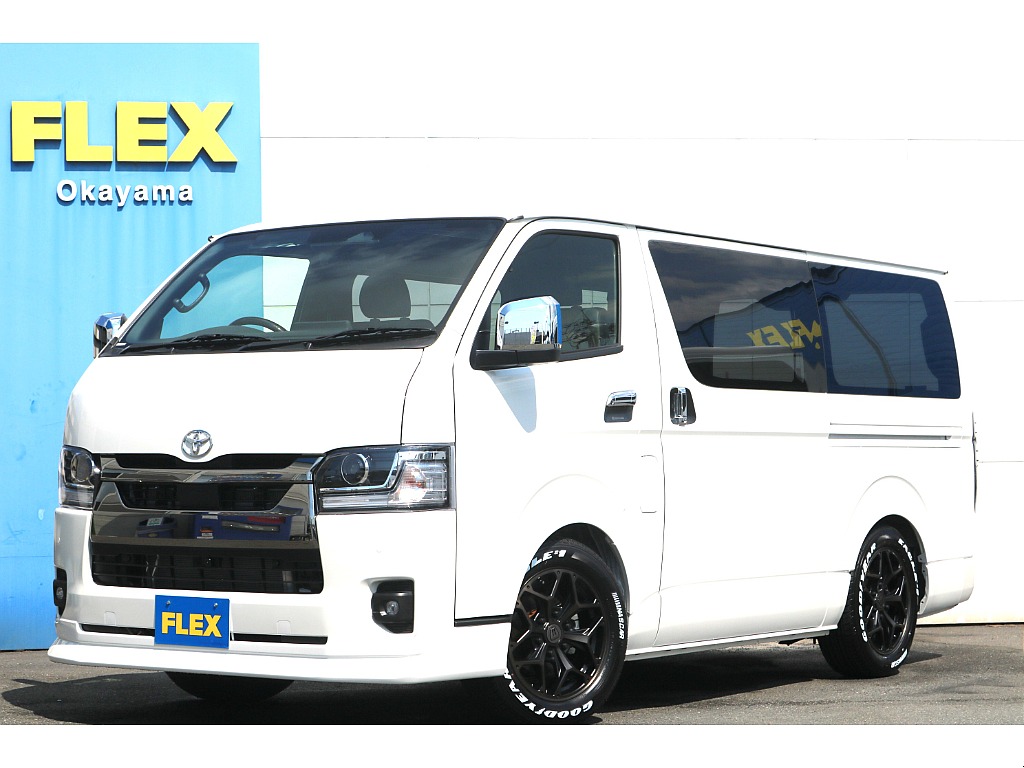 トヨタ&nbsp;ハイエースバン&nbsp;5D2.0スーパーGLダークプライムⅡロング&nbsp;【新車9型】【FLEXコンプリート】&nbsp;岡山県