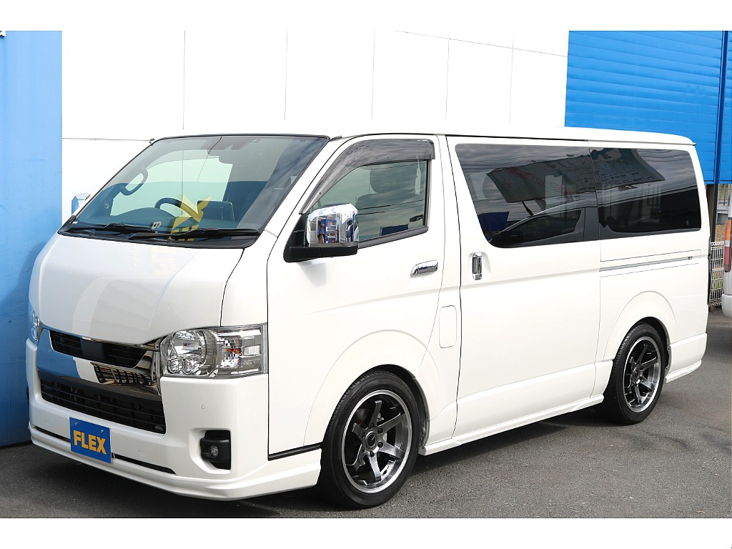 【R5年式/4ナンバー/完成車両】BUANフルエアロ★KBレーシング18インチAW★BIG-Xナビ★FLIPベッド他＊＊全国ご納車OK＊＊