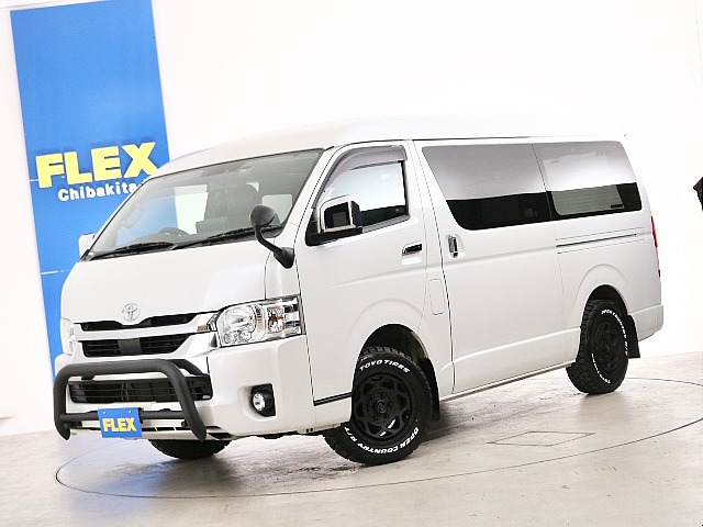 Ｒ３年　７．８万ｋｍ　買取直販　ハイエースワゴンＧＬ　１０人乗り３ナンバー登録　ガソリン４ＷＤ　ベッドカスタムＰＫＧ！