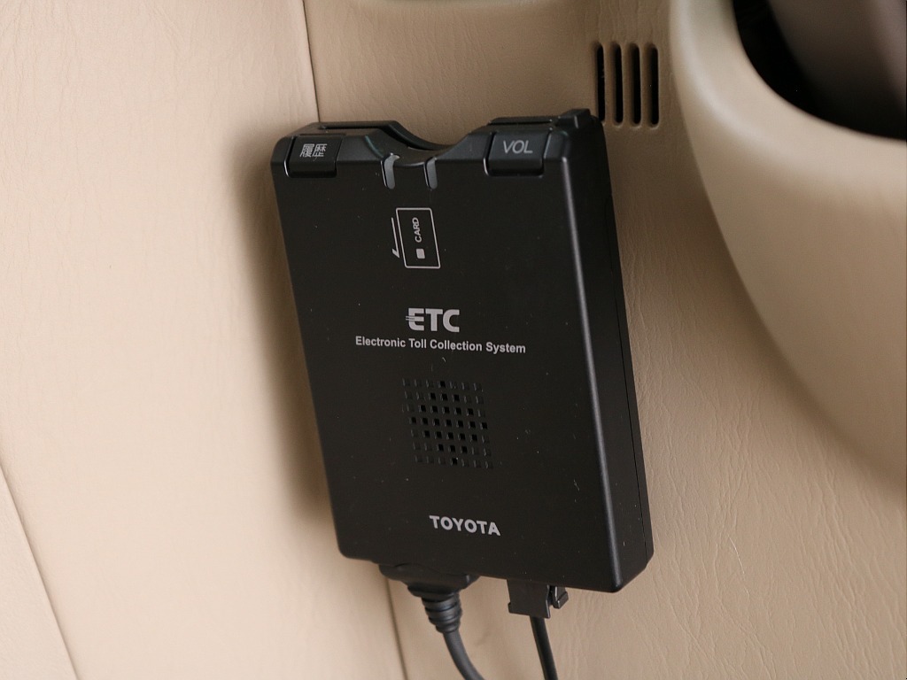 ETC車載器も完備！