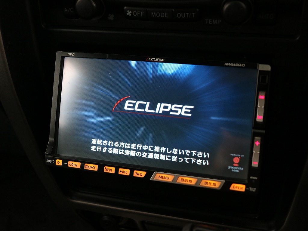 イクリプス製ナビ装備！